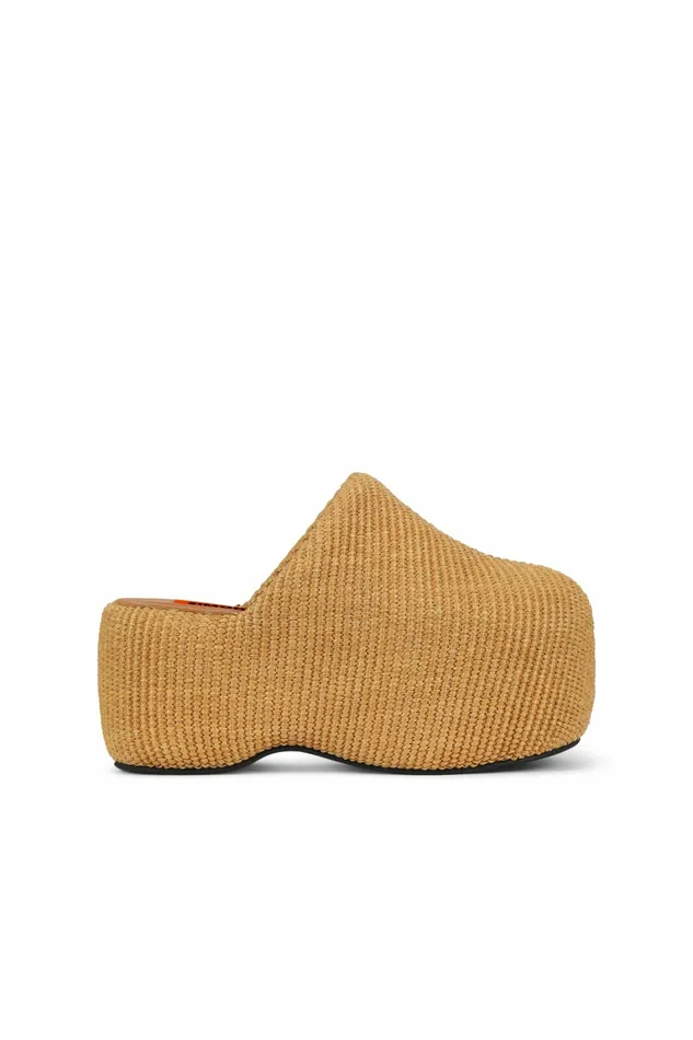 Simon Miller Bubble Clogs Women Platform Bubble Clog Natural Raffia