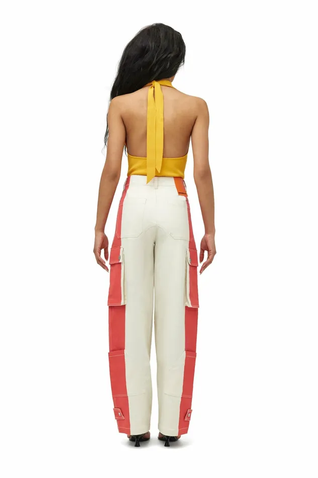 Simon Miller Denim Women Campo Cargo Pant Cherry Simon Miller Denim Women Campo Cargo Pant Cherry
