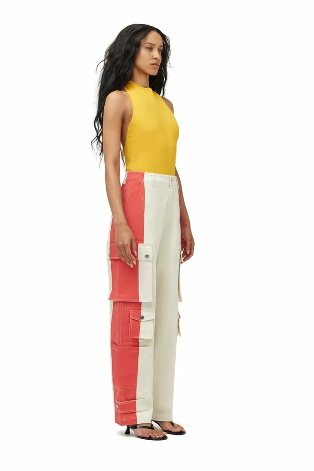 Simon Miller Denim Women Campo Cargo Pant Cherry Simon Miller Denim Women Campo Cargo Pant Cherry