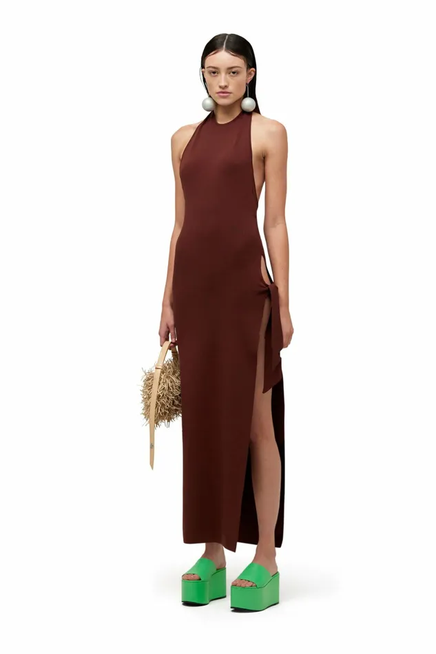 Simon Miller Dresses Women Knits By Junjo Dress Chocolate Simon Miller Dresses Women Knits By Junjo Dress Chocolate