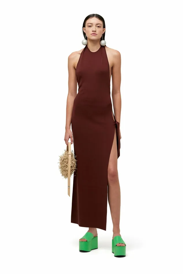 Simon Miller Dresses Women Knits By Junjo Dress Chocolate Simon Miller Dresses Women Knits By Junjo Dress Chocolate