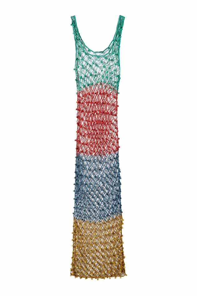 Simon Miller Dresses Women Sm X Mango Crochet Riri Dress Multi Stripe Simon Miller Dresses Women Sm X Mango Crochet Riri Dress Multi Stripe