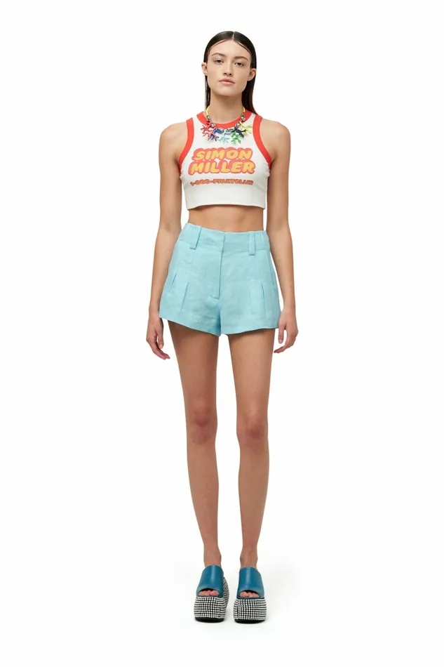 Simon Miller Graphics Women Dibby Crop Top Simon Miller Red Simon Miller Graphics Women Dibby Crop Top Simon Miller Red