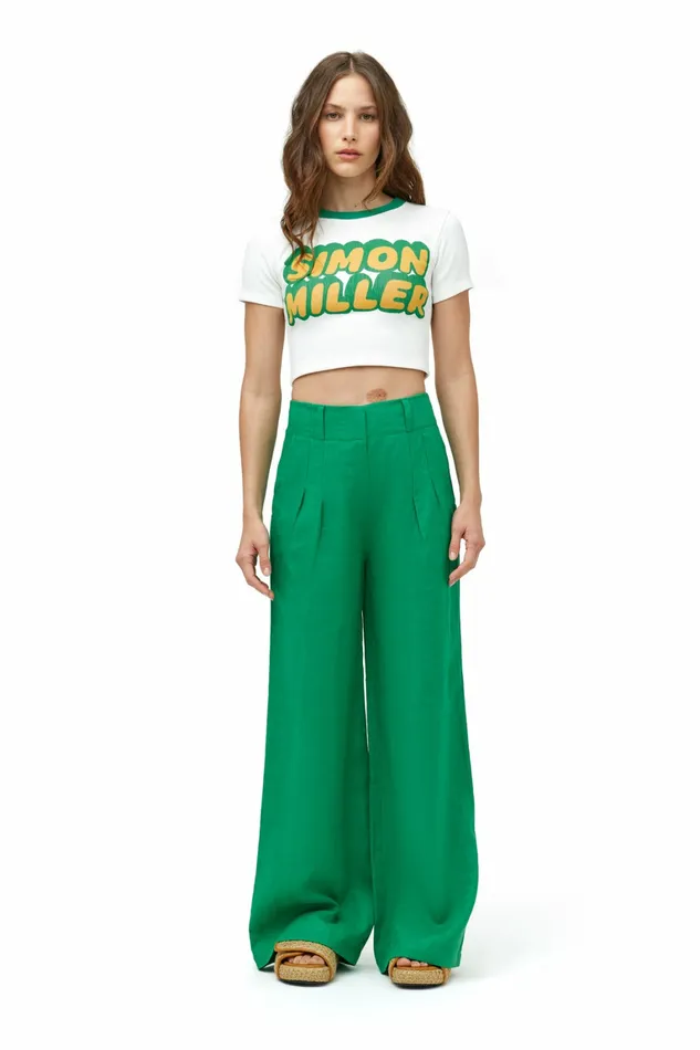 Simon Miller Graphics Women Dibby Tee Gummy Green Dibby Graphic Simon Miller Graphics Women Dibby Tee Gummy Green Dibby Graphic