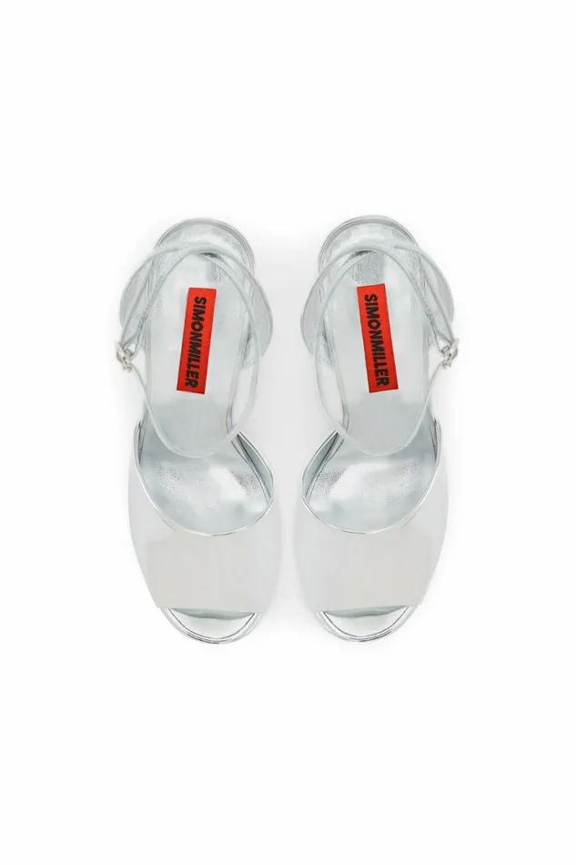 Simon Miller Heels Women Curvy Heel Silver Simon Miller Heels Women Curvy Heel Silver