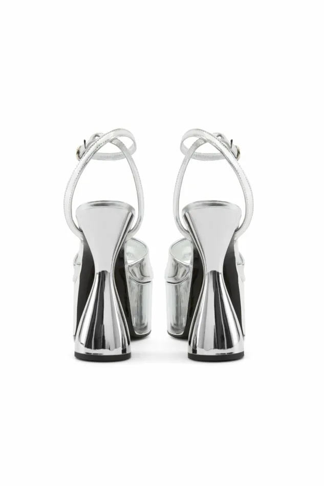 Simon Miller Heels Women Curvy Heel Silver Simon Miller Heels Women Curvy Heel Silver