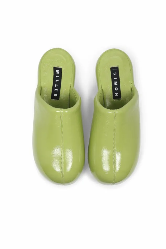 Simon Miller Platforms Women Platform Bubble Clog Kiwi Patent Simon Miller Platforms Women Platform Bubble Clog Kiwi Patent