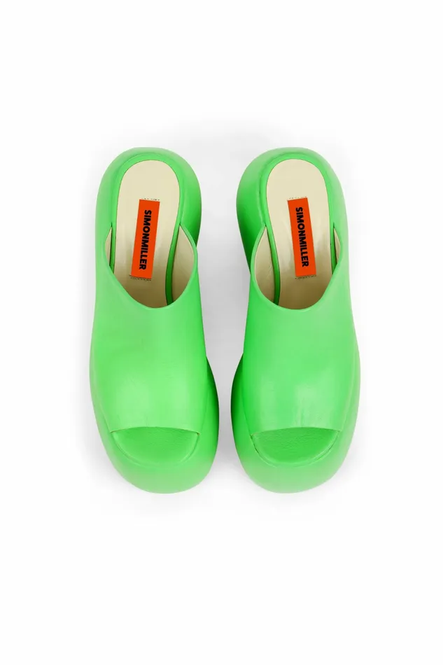 Simon Miller Platforms Women Platform Bubble Wedge Happy Green Simon Miller Platforms Women Platform Bubble Wedge Happy Green