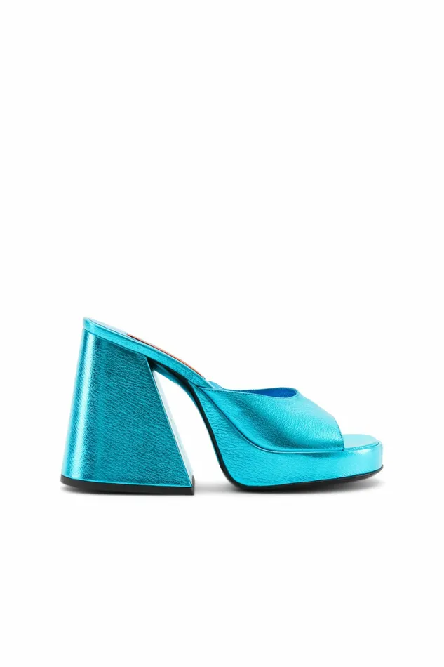 Simon Miller Platforms Women Slice Heel Suburban Blue