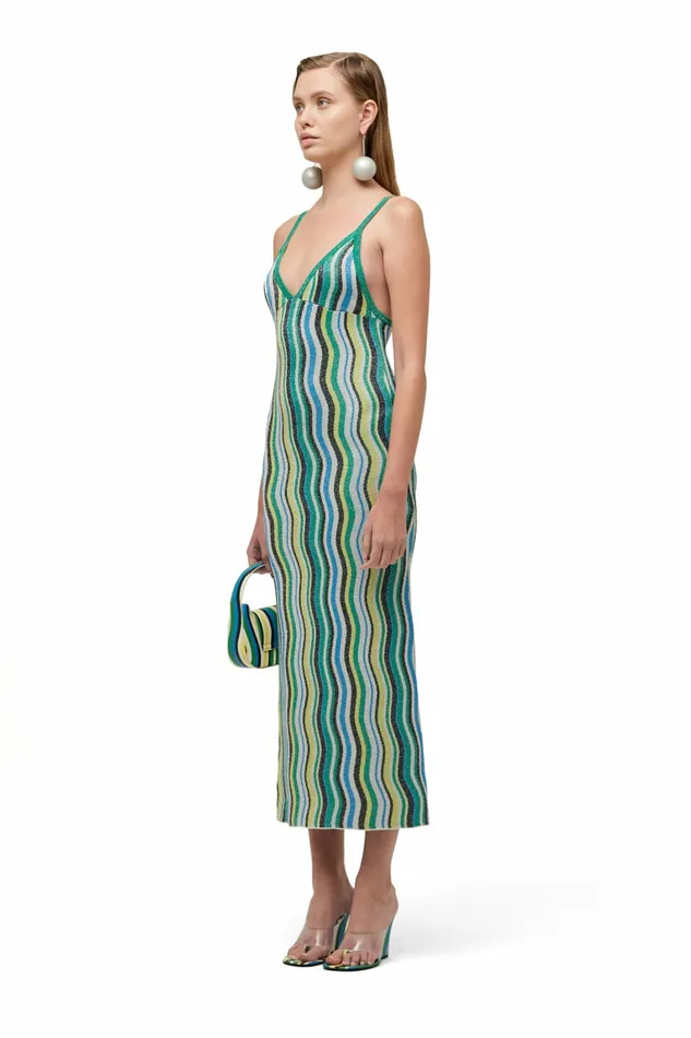 Simon Miller Prints Women Comet Dress Candy Swirl Simon Miller Prints Women Comet Dress Candy Swirl