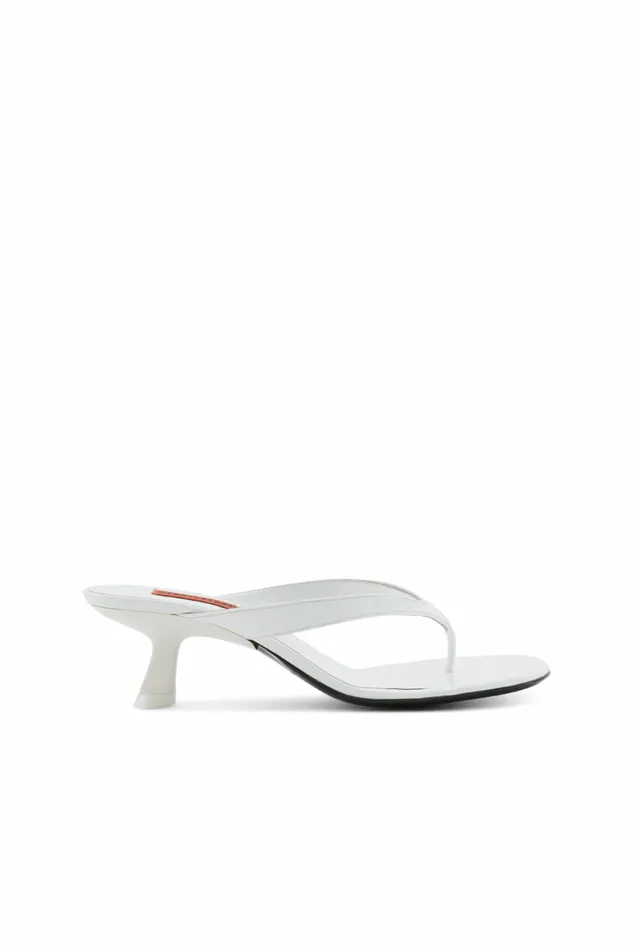 Simon Miller Sandals Women Beep Thong White Patent