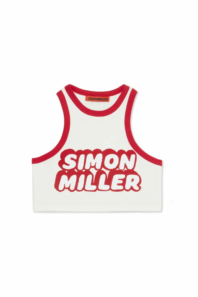 Simon Miller Tees Women Dibby Tank Peppermint Dibby Graphic
