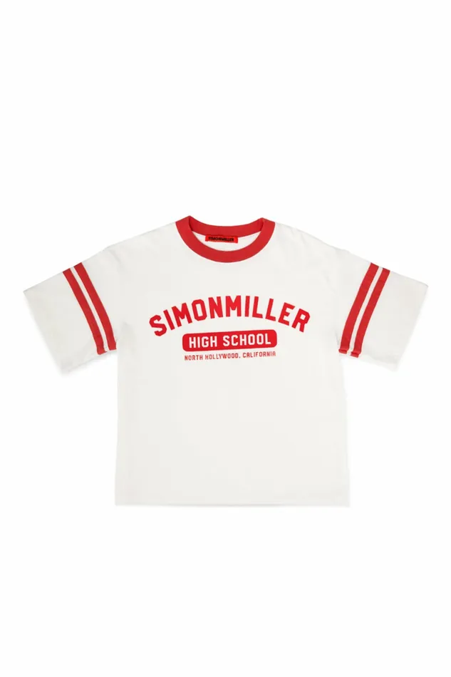 Simon Miller Tees Women Sm High Oversized Tee Cherry Simon Miller High Graphic Simon Miller Tees Women Sm High Oversized Tee Cherry Simon Miller High Graphic