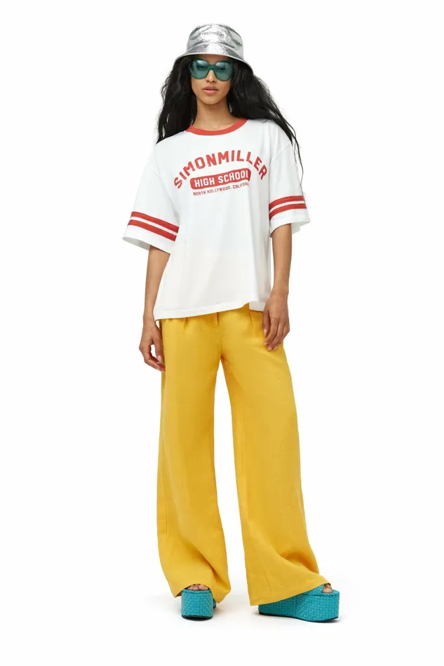 Simon Miller Tees Women Sm High Oversized Tee Cherry Simon Miller High Graphic Simon Miller Tees Women Sm High Oversized Tee Cherry Simon Miller High Graphic