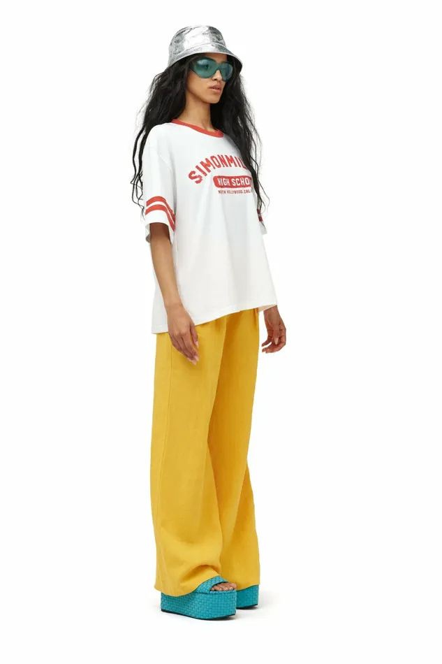 Simon Miller Tees Women Sm High Oversized Tee Cherry Simon Miller High Graphic Simon Miller Tees Women Sm High Oversized Tee Cherry Simon Miller High Graphic