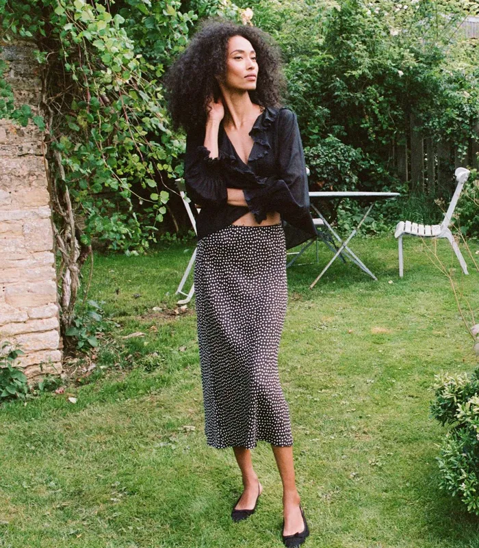 Skirts Women DEN Elowena Skirt Camille Dot Skirts Women DEN Elowena Skirt Camille Dot