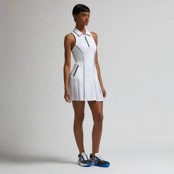 Skorts and Dresses Women GFORE STRETCH HYBRID OPS PLEATED DRESS Snow Skorts and Dresses Women GFORE STRETCH HYBRID OPS PLEATED DRESS Snow
