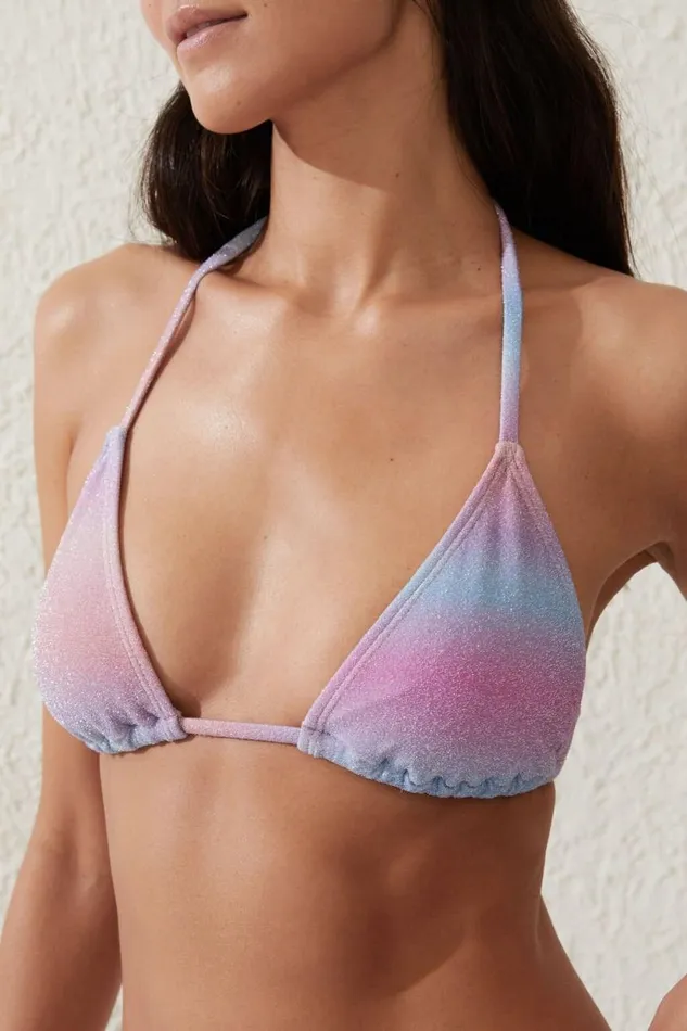 Slider Triangle Bikini Top Sierra Ombre Sunset Metallic Women Cotton On Bikinis Slider Triangle Bikini Top Sierra Ombre Sunset Metallic Women Cotton On Bikinis