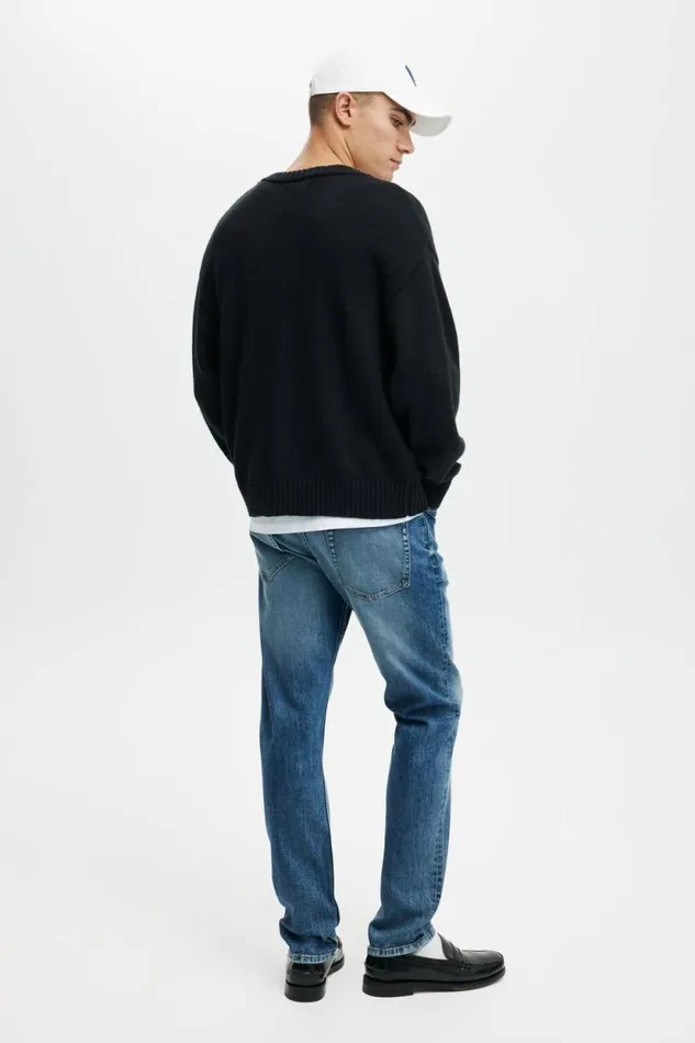 Slim Tapered Jean Starman Blue Men Cotton On Pants Slim Tapered Jean Starman Blue Men Cotton On Pants