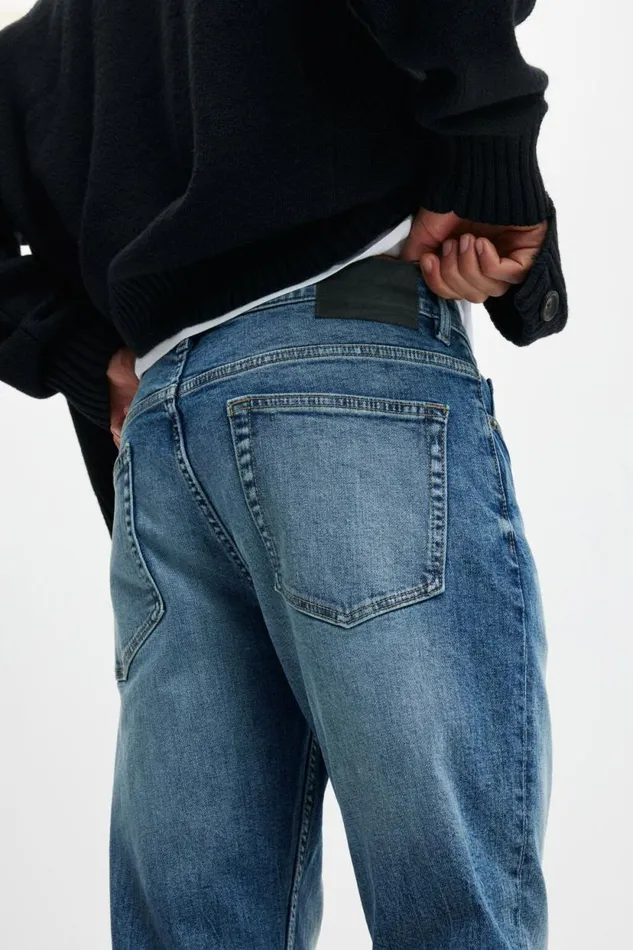 Slim Tapered Jean Starman Blue Men Cotton On Pants Slim Tapered Jean Starman Blue Men Cotton On Pants