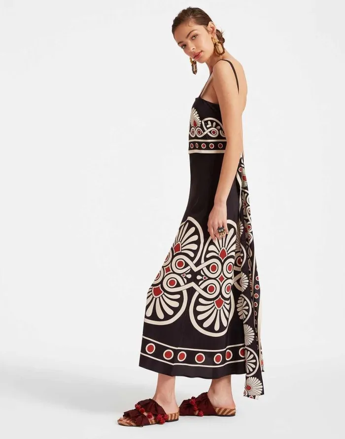 SlipAround Dress Medallion Place Black Women La Double J Dresses