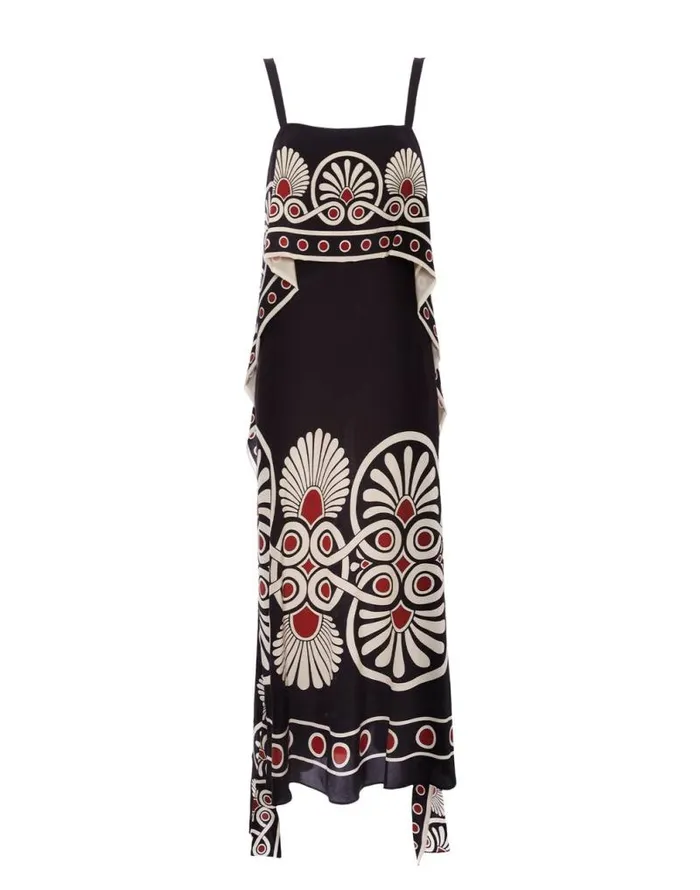 SlipAround Dress Medallion Place Black Women La Double J Dresses SlipAround Dress Medallion Place Black Women La Double J Dresses