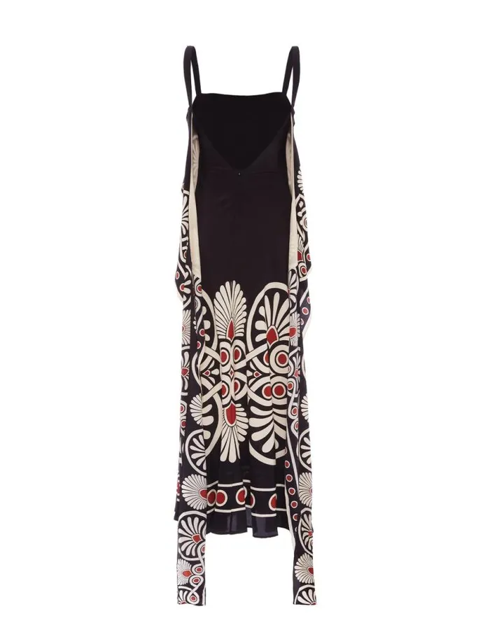 SlipAround Dress Medallion Place Black Women La Double J Dresses SlipAround Dress Medallion Place Black Women La Double J Dresses