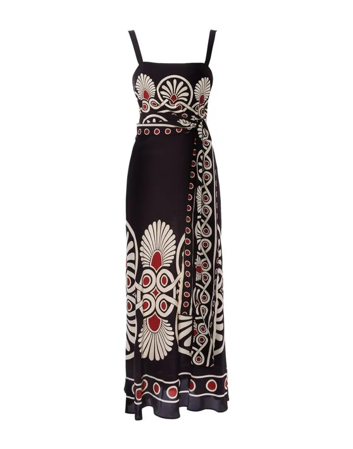 SlipAround Dress Medallion Place Black Women La Double J Dresses SlipAround Dress Medallion Place Black Women La Double J Dresses