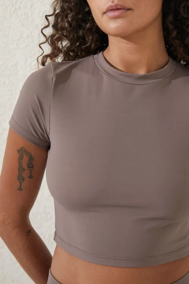 Smoothing Swim TShirt Raw Umber Women Cotton On Bikinis Smoothing Swim TShirt Raw Umber Women Cotton On Bikinis