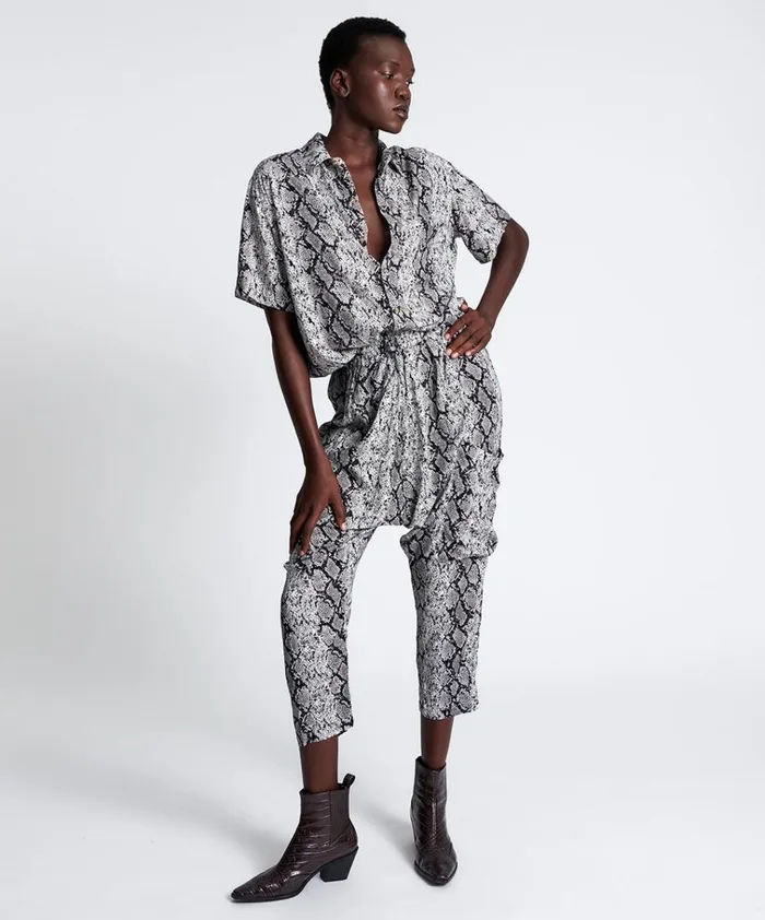 SNAKE PIT HAREM PANTS Women One Teaspoon Bottoms SNAKE PIT HAREM PANTS Women One Teaspoon Bottoms