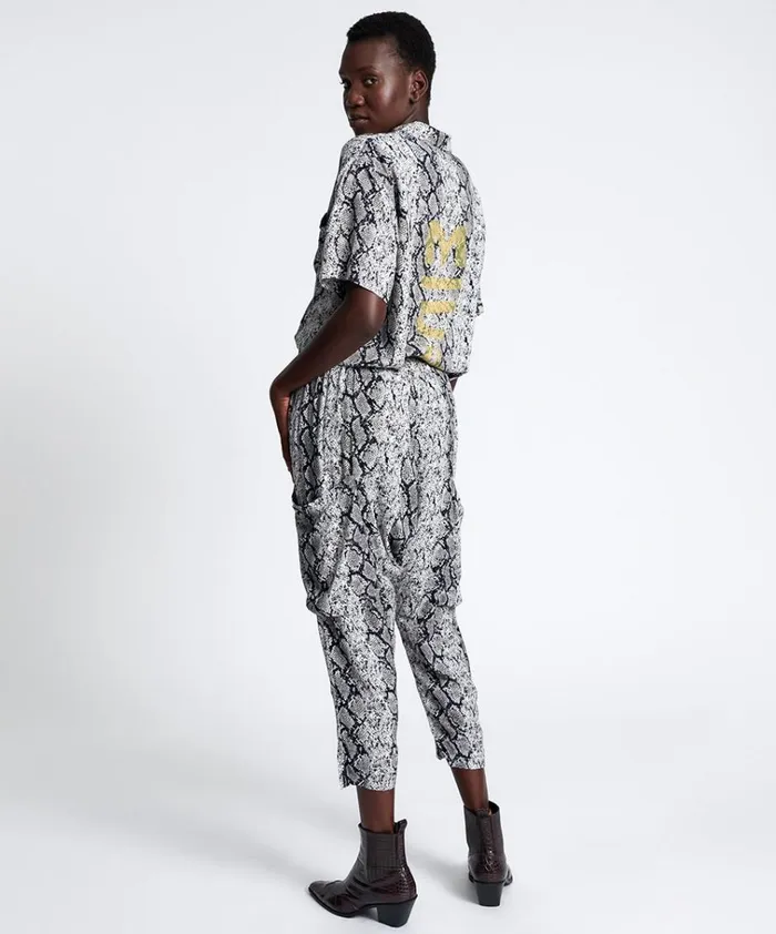SNAKE PIT HAREM PANTS Women One Teaspoon Bottoms SNAKE PIT HAREM PANTS Women One Teaspoon Bottoms