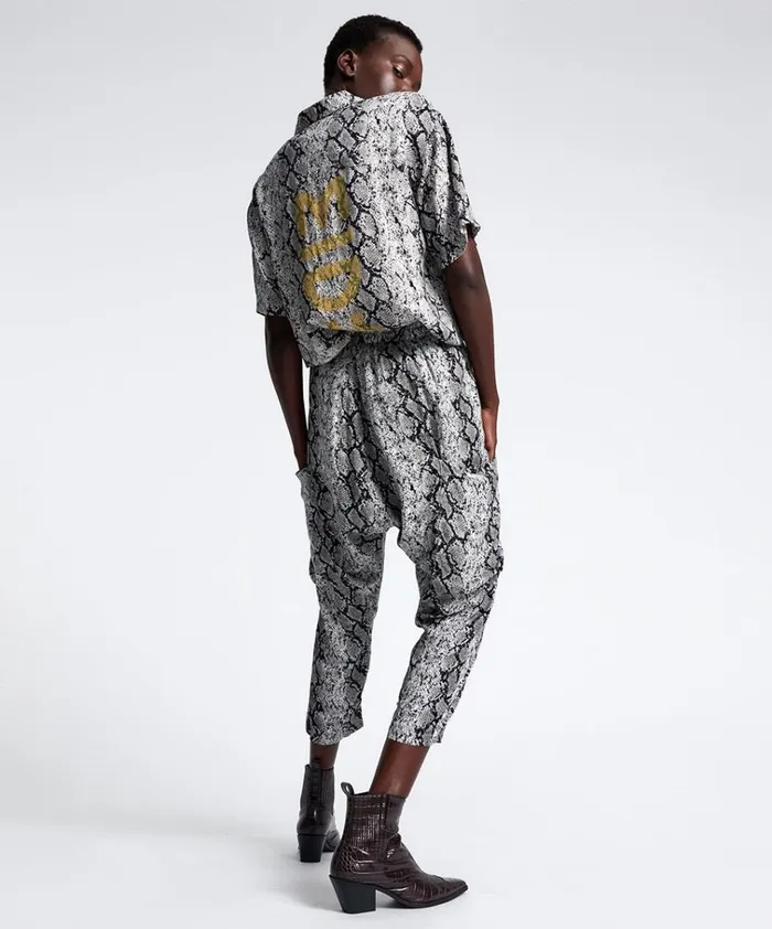 SNAKE PIT HAREM PANTS Women One Teaspoon Bottoms SNAKE PIT HAREM PANTS Women One Teaspoon Bottoms