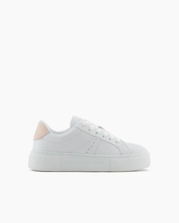 Sneakers With Contrasting Detail On The Back Pink Women Armani Sneakers