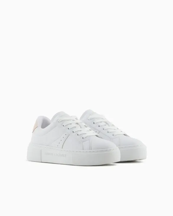 Sneakers With Contrasting Detail On The Back Pink Women Armani Sneakers Sneakers With Contrasting Detail On The Back Pink Women Armani Sneakers