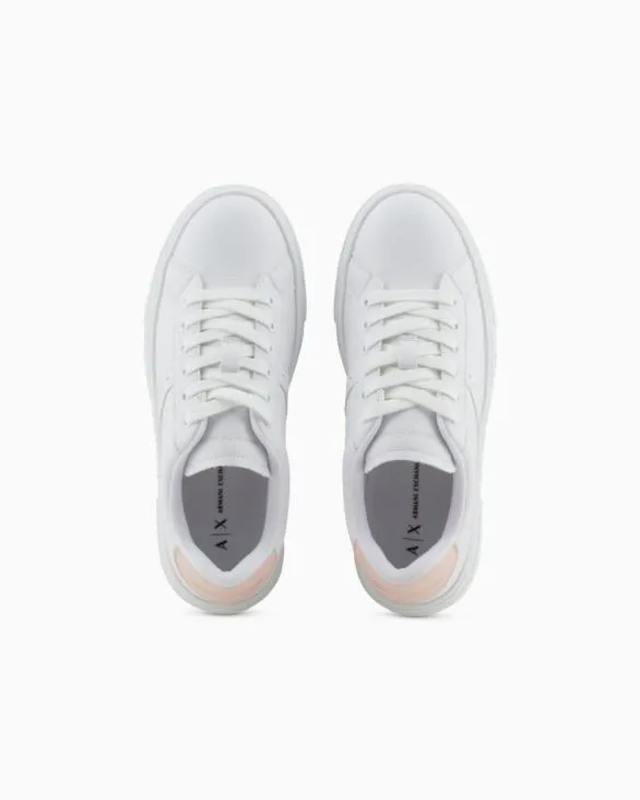 Sneakers With Contrasting Detail On The Back Pink Women Armani Sneakers Sneakers With Contrasting Detail On The Back Pink Women Armani Sneakers