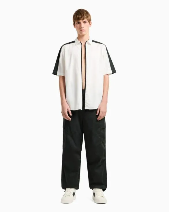 Sneakers With Contrasting Side Band White Men Armani Sneakers Sneakers With Contrasting Side Band White Men Armani Sneakers