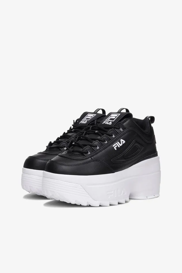 Sneakers Women Fila Disruptor 2 Wedge 013 Black White White