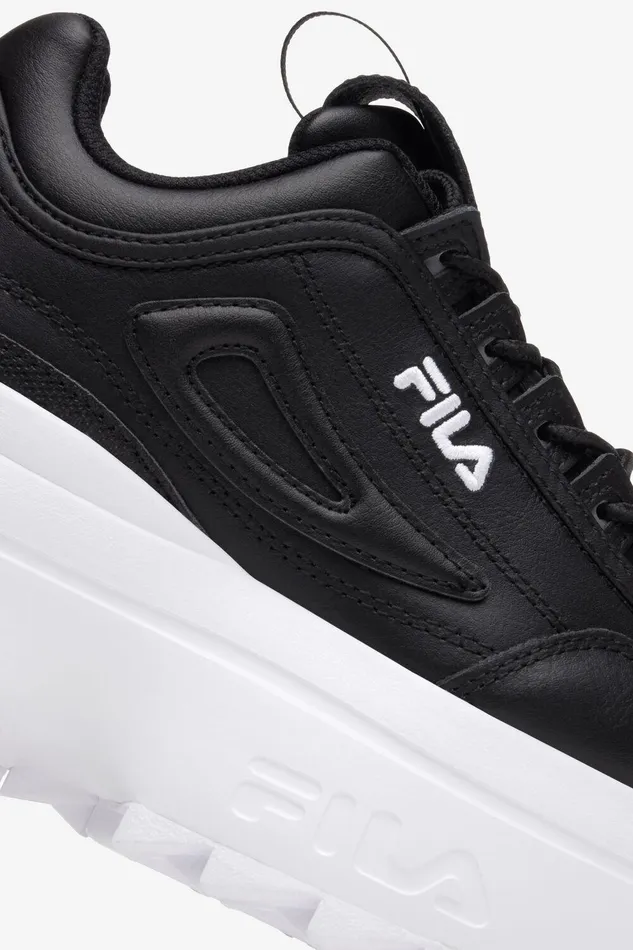 Sneakers Women Fila Disruptor 2 Wedge 013 Black White White