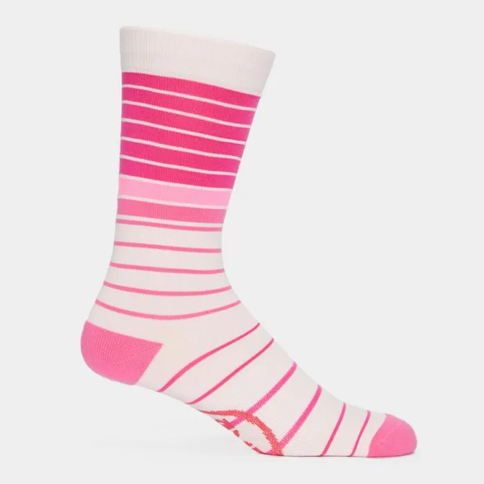 Socks Men GFORE MIXED STRIPE COMPRESSION CREW SOCK Blush