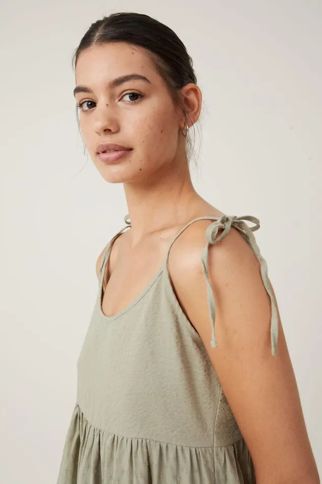 Solstice Mini Dress Desert Sage Women Cotton On Dresses