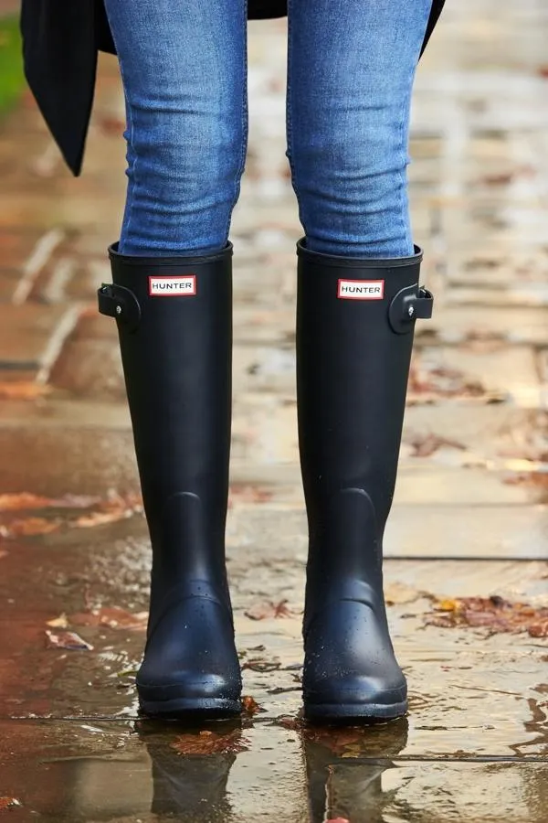 Sosandar Boots Women Hunter Original Navy Tall Wellington Boots Navy