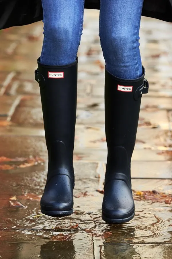 Sosandar Boots Women Hunter Original Navy Tall Wellington Boots Navy