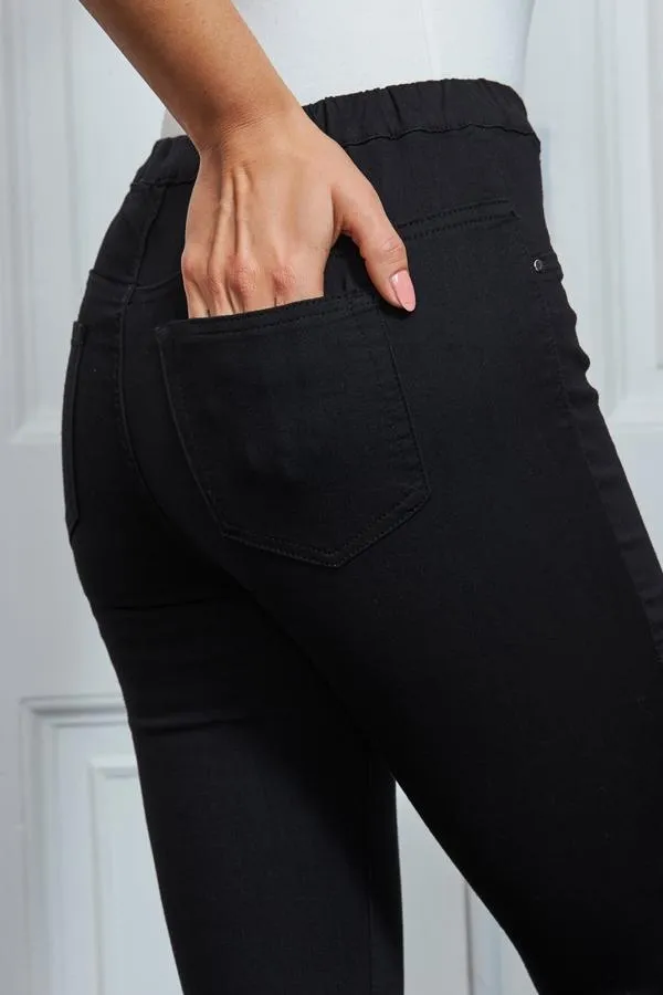 Sosandar Jeans and Jeggings Women Black Perfect Jeggings Black
