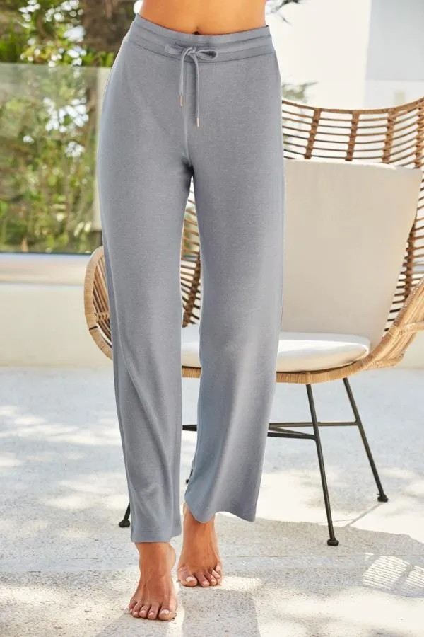 Sosandar Loungewear Women Baby Blue Super Soft Loungewear Joggers Blue
