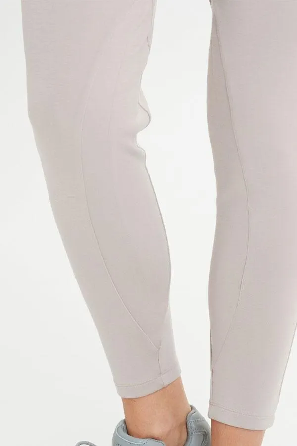 Sosandar Loungewear Women Stone Super Slim RestDay Joggers With Pockets