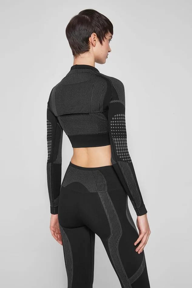 Sport Shrug Longsleeve Muted Black Women MISBHV Tops