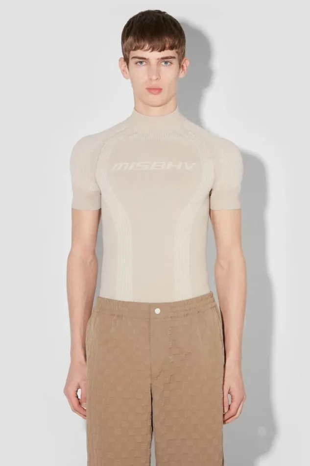 Sport TShirt Beige Men MISBHV Tops