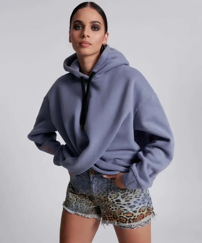 STAND BY TWISTED HOODY Women One Teaspoon Hoodies And Sweats STAND BY TWISTED HOODY Women One Teaspoon Hoodies And Sweats