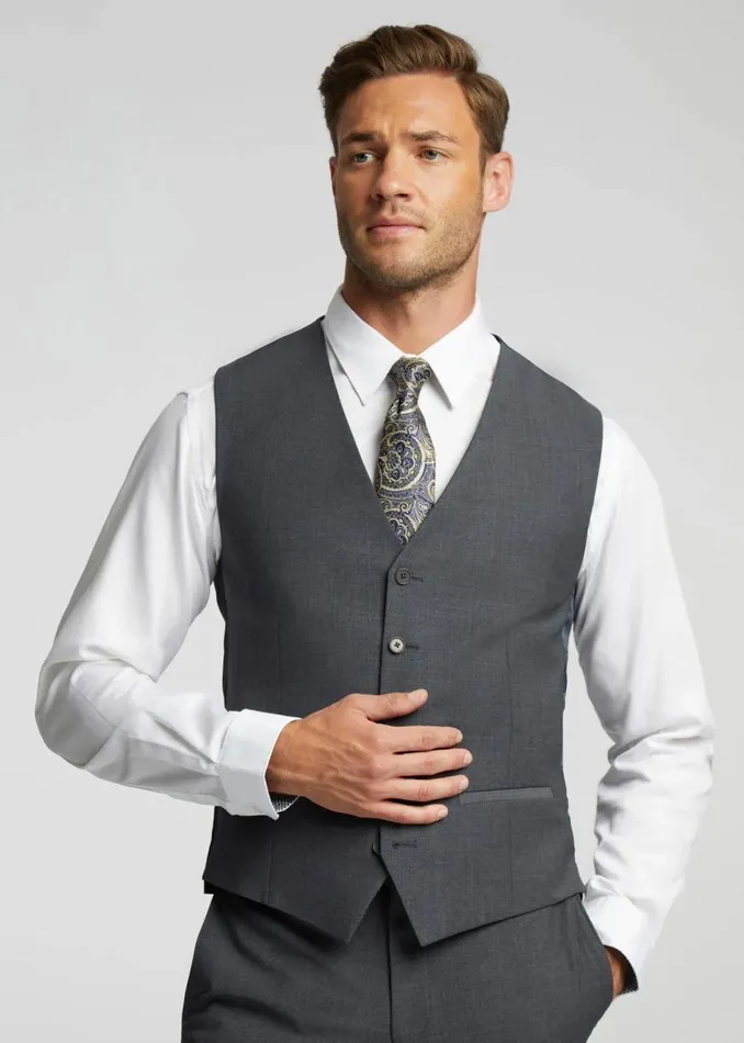 Suits Men Ted Baker PANAMA SLIM WC Charcoal
