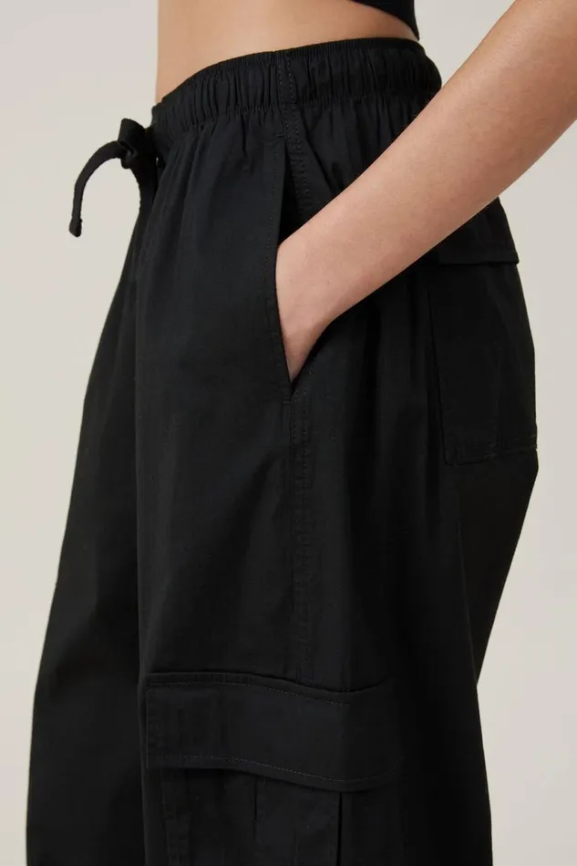 Summer Cargo Pant Black Women Cotton On Pants